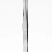 Пинцет для бровей профессиональный, скошенный, узкий, диагональный, 9 см