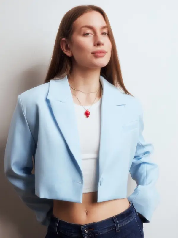 Кулон &laquo;Гранат&raquo; сочный, красный в серебре, L=80 см