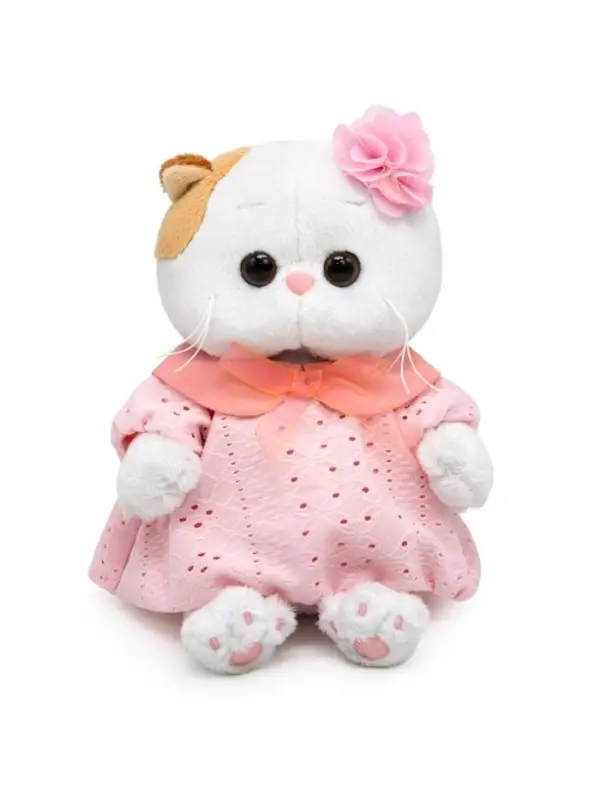 Мягкая игрушка &laquo;Кошечка Ли-Ли BABY&raquo; в пудровом платье, 20 см