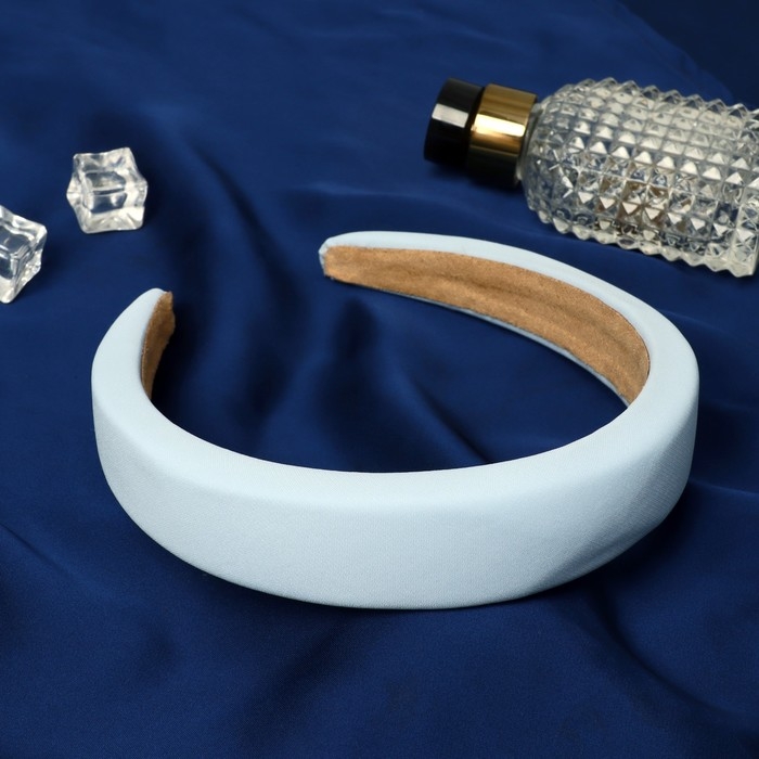 Ободок для волос Ободок для волос "Лира" 3 см, голубой