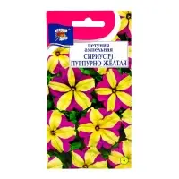 Семена цветов Петуния "СИРИУС", Пурпурно-жёлтая, F1, 0,01 гр.