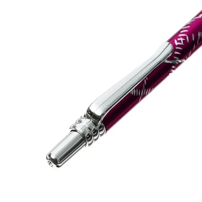 Ручка шариковая, автоматическая, Ручка шариковая, автоматическая, "Завитки" 0.5 мм, стержень синий, МИКС