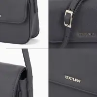 Сумка женская мессенджер TEXTURA на магните, 25&times;7.5&times;19 см, серая