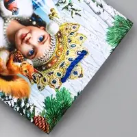 Пакет подарочный новогодний ламинированный, «Новогодняя пора» , 11.5×6.5×14.5 см Пакет подарочный новогодний ламинированный, «Новогодняя пора» , 11.5×6.5×14.5 см