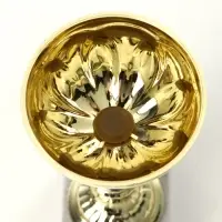 Кубок 132A, наградная фигура, золото, подставка камень, 28&times;10&times;9 см