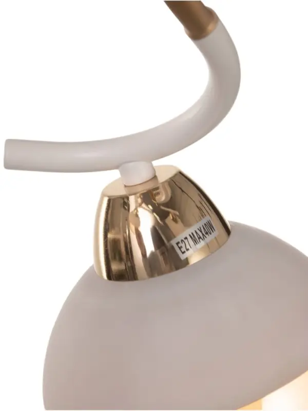 Люстра потолочная BayerLux &laquo;Анден&raquo;, 3хЕ27, 40 Вт, бело-золотой, 51&times;51&times;22 см