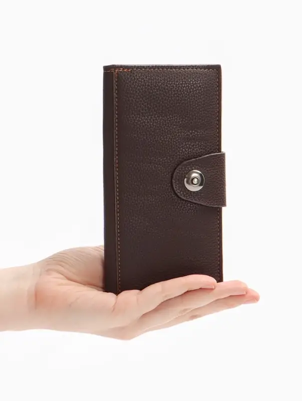 Портмоне мужское «Кайс», на магните, отдел для карт, монет, коричневое Портмоне мужское «Кайс», на магните, отдел для карт, монет, коричневое