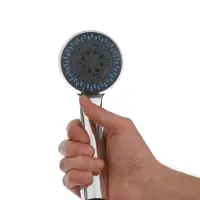 Лейка для душа ZEIN Z408, пластик, 3 режима, цвет хром