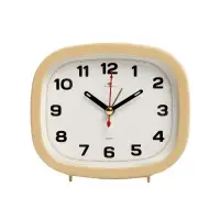 Будильник-часы настольные &laquo;Классика&raquo;, дискретный ход, 12.5&times;10.5 см, от батарейки АА