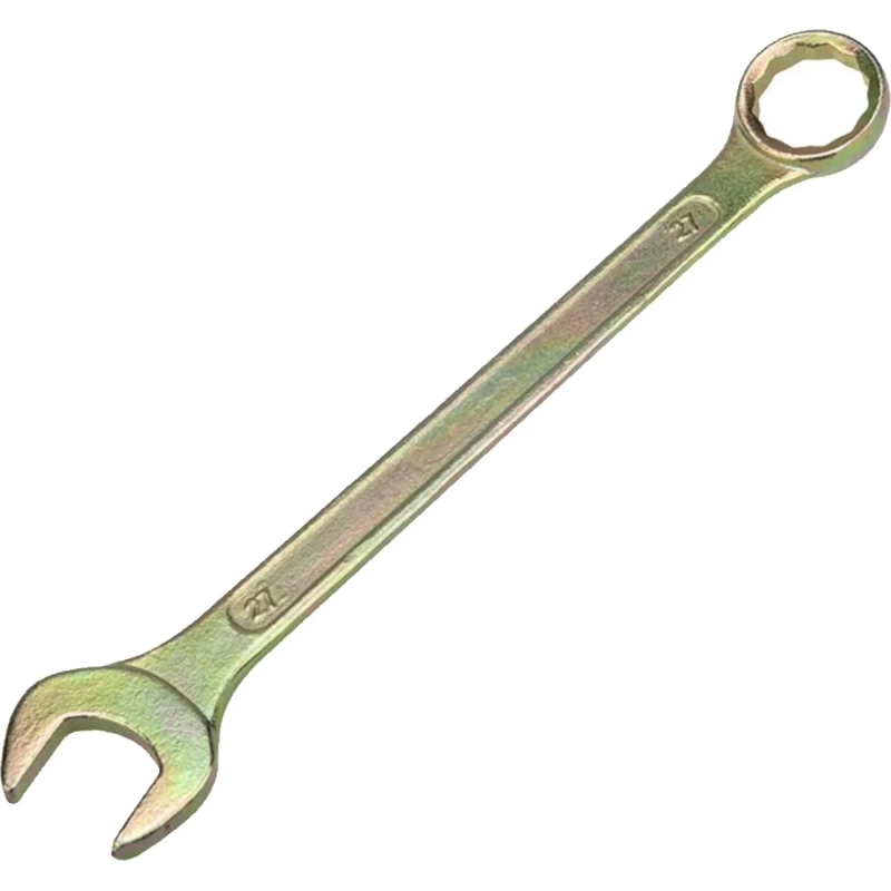 Ключ комбинированный 19мм, желтый цинк REXANT 12-5813-2