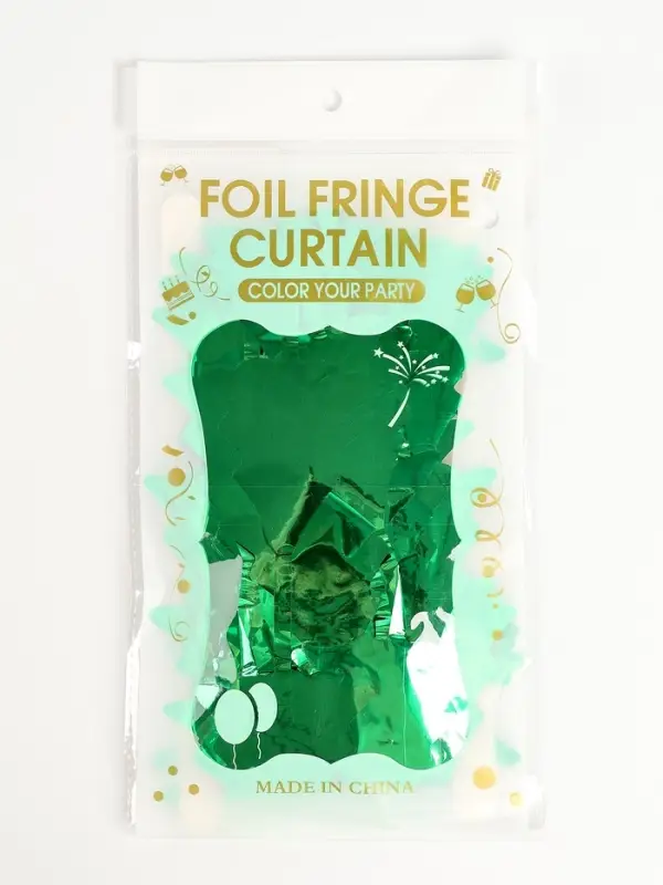 Праздничный занавес «Ёлочки» цвет зелёный 1*2 м Праздничный занавес «Ёлочки» цвет зелёный 1*2 м