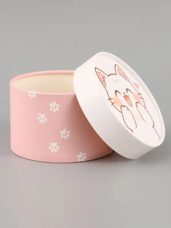 Коробка подарочная круглая For you, 13&times;8.5 см