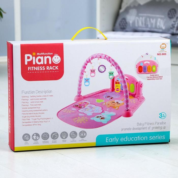 Развивающий музкальный коврик «Счастливые малыши», 73х48 см. Развивающий музкальный коврик «Счастливые малыши», 73х48 см.