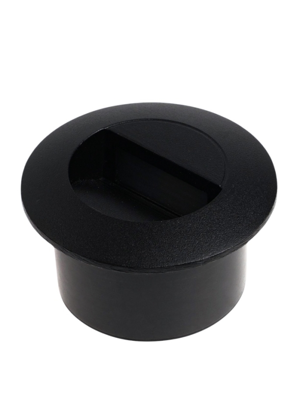 Встраиваемый светильник для лестницы, IP65, 3 Вт, 6500К, 65х65, круг, черный