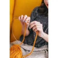 Спицы круговые, для вязания, с металлическим тросом, d=3 мм, 14/100 см