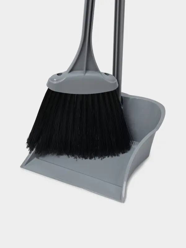 Веник с совком Альтернатива &laquo;Комфорт&raquo;, пластик, МИКС