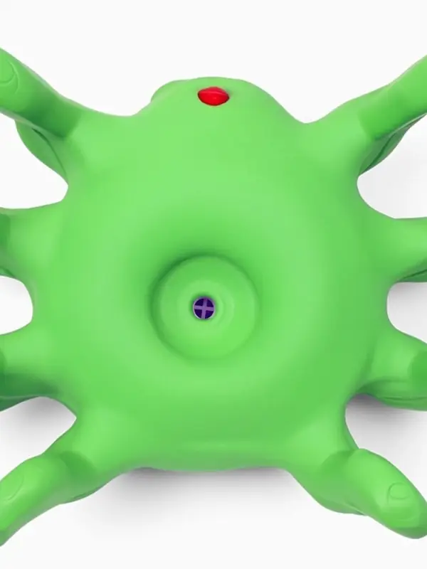 Игрушка пищащая для собак из латекса "Паук", 12х8 см