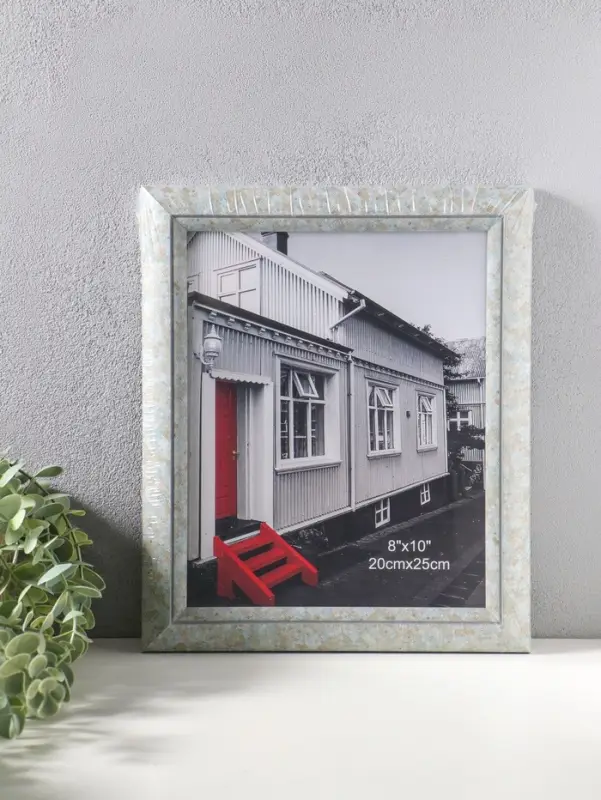 Фоторамка пластик 20х25 см "Марокканская мозаика" оттенки голубого 29,8х25х2 см