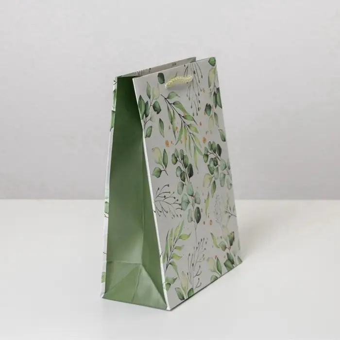 Пакет подарочный ламинированный, упаковка, Present for you, MS 18&times;23&times;8 см