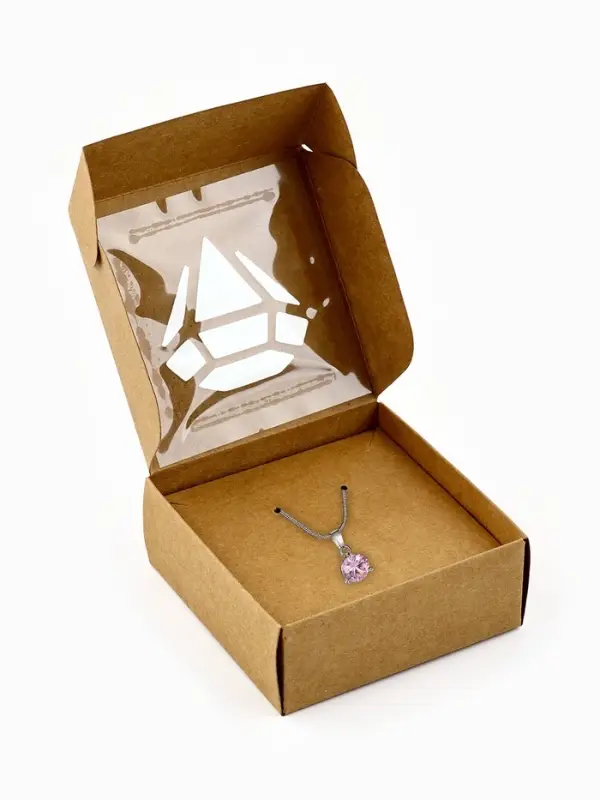 Коробка под бижутерию с окном «Алмаз», 7.5 х 7.5 х 3 см Коробка под бижутерию с окном «Алмаз», 7.5 х 7.5 х 3 см