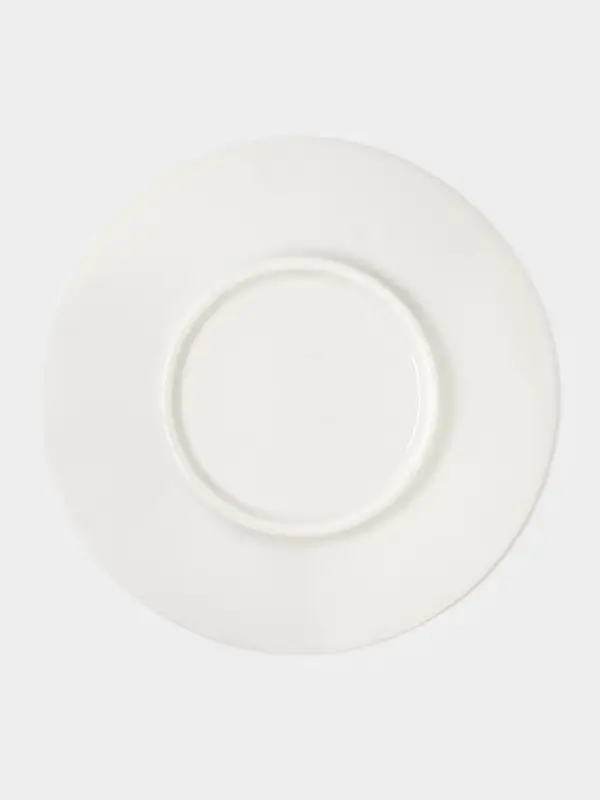 Чайная пара Дулевский фарфор &laquo;Белая&raquo;, чашка 250 мл, блюдце d=14.8 см, штабелируемая