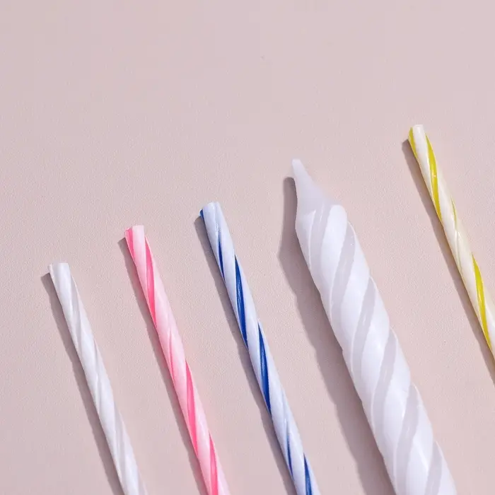 Свечи для торта, коктейльные 8 шт., 1 музыкальная Свечи для торта, коктейльные 8 шт., 1 музыкальная