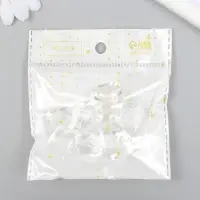 Бусины для творчества пластик "Кристалл бриллиант" набор 20 гр 2х2х1,5 см