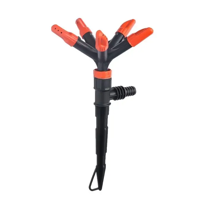 Распылитель 5−лепестковый, штуцер под шланги 1/2" (12 мм) − 3/4" (19 мм), пика, пластик, «Жук»