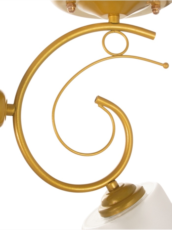 Люстра Люстра "Оливия" 2хЕ27 40т золото шампань 40х15х25 см BayerLux