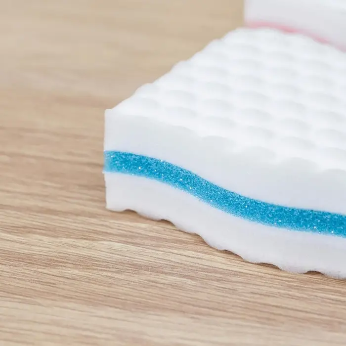 Губка меламиновая для удаления пятен, с поролоновым слоем, 10×6×2.5 см, МИКС Губка меламиновая для удаления пятен, с поролоновым слоем, 10×6×2.5 см, МИКС