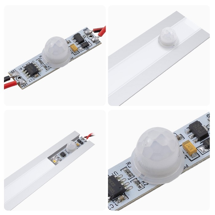 Выключатель с ИК датчиком движения Apeyron, в алюм. профиль, 36/72Вт, IP20 Выключатель с ИК датчиком движения Apeyron, в алюм. профиль, 36/72Вт, IP20