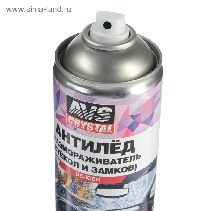 Размораживатель стекол и замков AVS AVK-121, 520 мл, аэрозоль Размораживатель стекол и замков AVS AVK-121, 520 мл, аэрозоль