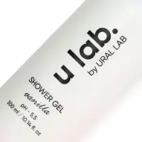 Гель для душа, питание и увлажнение, аромат ванили, 300 мл, U LAB