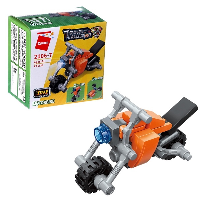 Конструктор  Конструктор "Транспорт", 2106-7   31 деталь