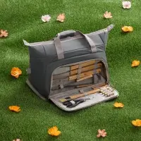 Набор для барбекю Grillmoor, темно-серый (графит)