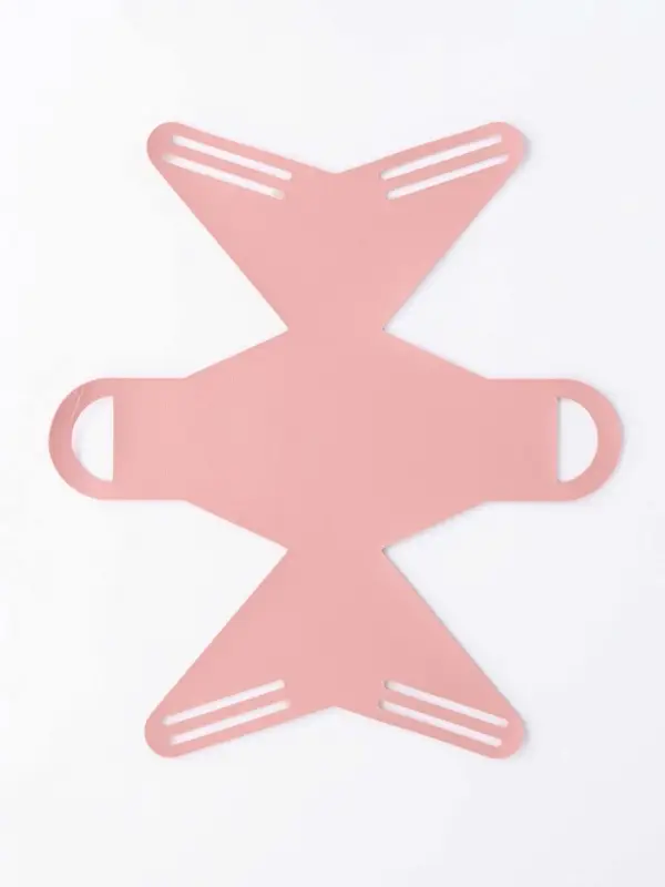 Кожаная подарочная сумочка для бижутерии и сувениров, розовая с бантом (лента), 13&times;12&times;5.5 см