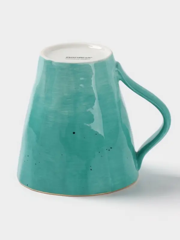 Кружка Доляна &laquo;Млечный путь&raquo;, 300 мл, фарфор, бирюзовая