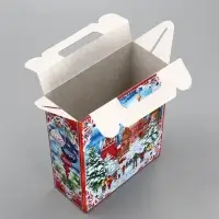 Подарочная коробка новогодняя «Кремль». для сладких подарков, 14×6×21 см