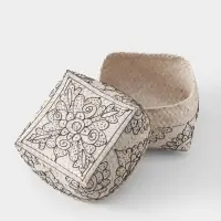 Корзинка плетёная &laquo;Бонтанг&raquo;, 19&times;19&times;14 см, бамбук, светлая