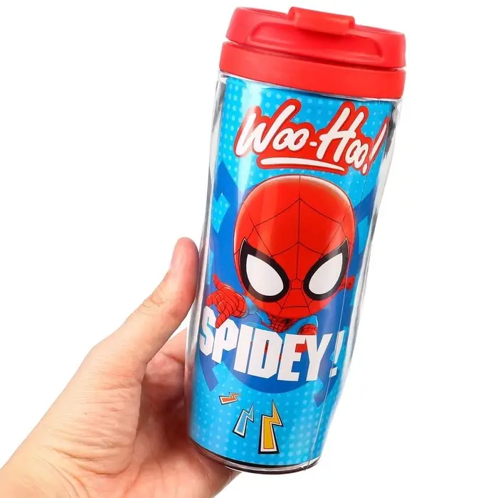 Термостакан, 350 мл "Супер-мен", Человек-паук Термостакан, 350 мл "Супер-мен", Человек-паук