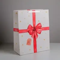 Пакет подарочный ламинированный, упаковка, &laquo;For you&raquo;, XL 49&times;40&times;19 см