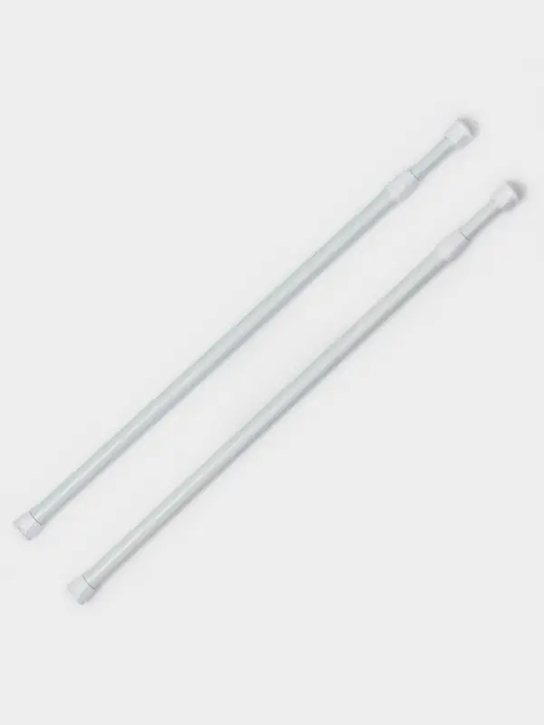 Набор карнизов универсальных, 40-65 см, белый