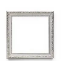 Рама для картин и зеркал Elegance de Lumi, 40&times;40 см, пластик, белая с золотом