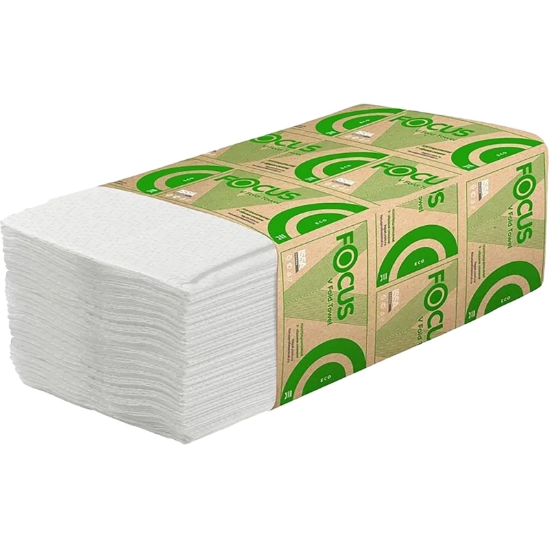 Полотенца бумажные д/дисп FocusEcoVсл 1сл 250л15пач/уп_5083741/50202902_п/э