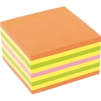 Стикеры Kores бум.для зам. 75х75 неон. гамма 4цв. 450л. 48465