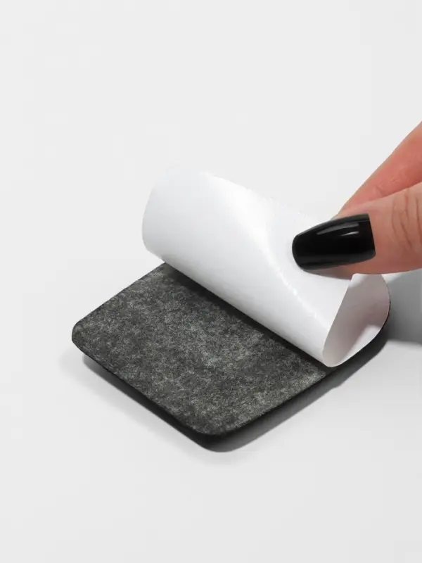 Подпяточники для обуви, клеевая основа, 8&times;6 см, пара, чёрные