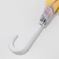 Зонт - трость полуавтоматический &laquo;Радужный круг&raquo;, 8 спиц, R=46/54 см, d=92 см, рисунок МИКС