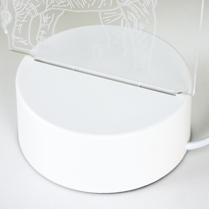 Светильник Светильник "Слон" LED белый 16х9,5х13 см RISALUX