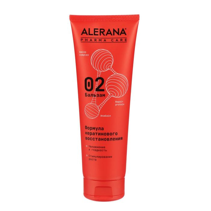 Бальзам для волос  Бальзам для волос "Алерана", Pharma Care, формула кератинового восстановления, 260 мл