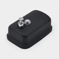 Диспенсер для жидкого мыла St&ouml;lz, механический, 500 мл, нержавеющая сталь, чёрный